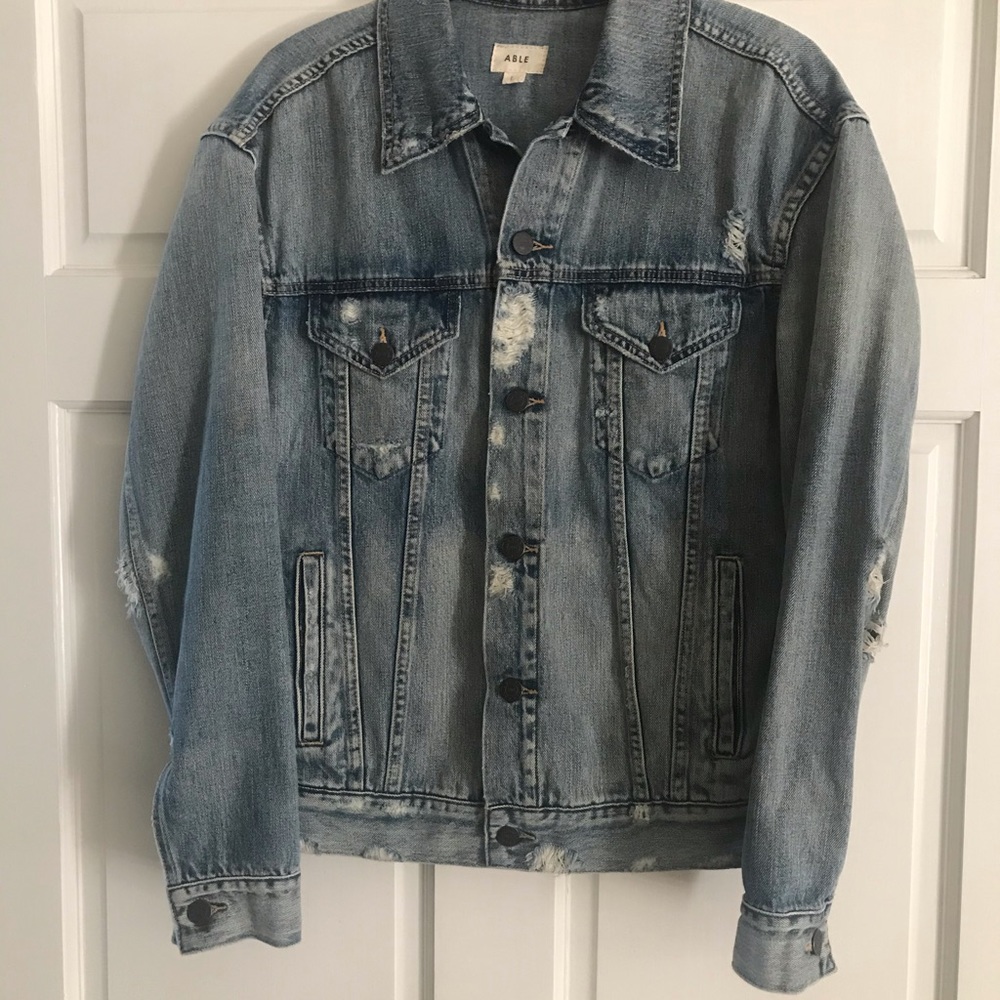 ABLE Jean jacket women’s size large